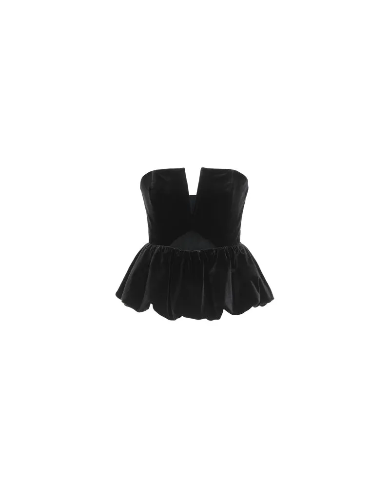 Self-Portrait TOPS - Topsauf YOOX.COM Schwarz