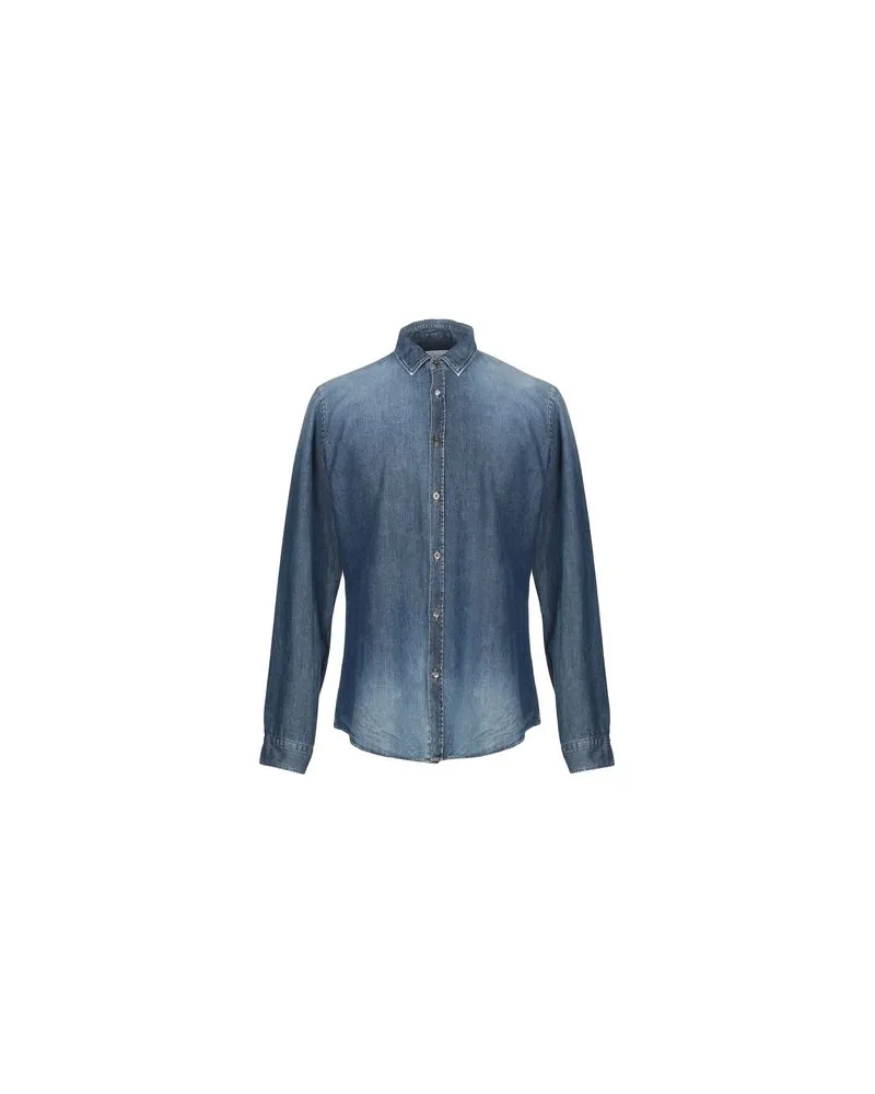 Dondup TOPS - Jeanshemdenauf YOOX.COM Blau
