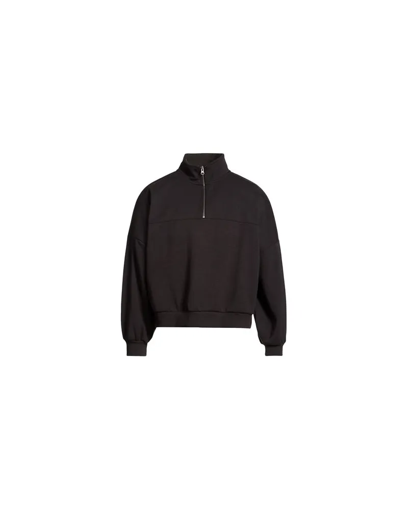 Vans ELEVATED DOUBLE KNIT LOOSE MOCK NECK - TOPS - Sweatshirtsauf YOOX.COM Schwarz