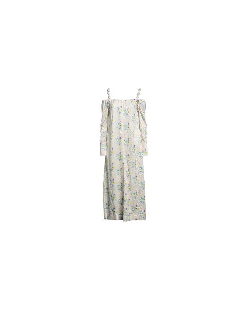 Ganni KLEIDER - Maxi-Kleiderauf YOOX.COM Beige