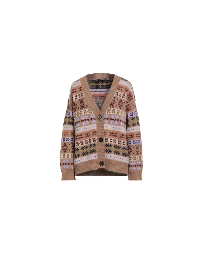 Max Mara STRICKWAREN - Strickjackenauf YOOX.COM Hellbraun