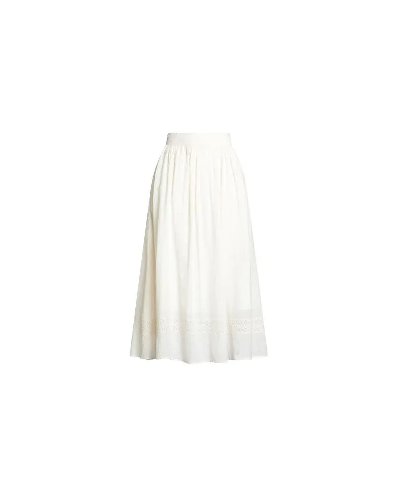 Alessia Santi HOSEN & RÖCKE - Midi-Röckeauf YOOX.COM Cremeweiß