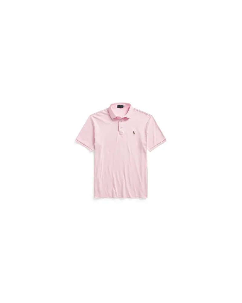 Ralph Lauren CUSTOM SLIM FIT SOFT COTTON POLO SHIRT  - TOPS - Poloshirtsauf YOOX.COM Rosa