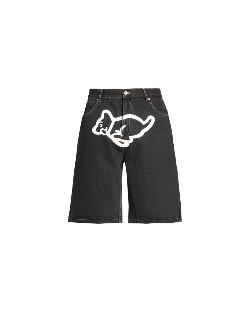 ICECREAM HOSEN & RÖCKE - Jeansshortsauf YOOX.COM Schwarz