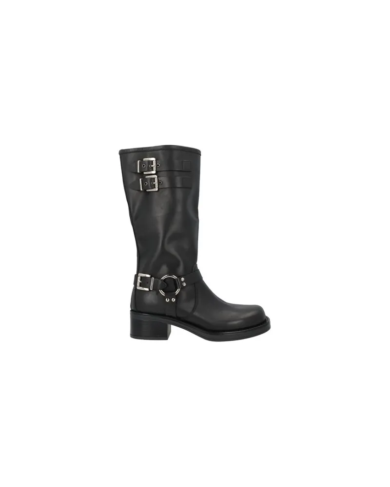 Nila & Nila SCHUHE - Stiefelauf YOOX.COM Schwarz