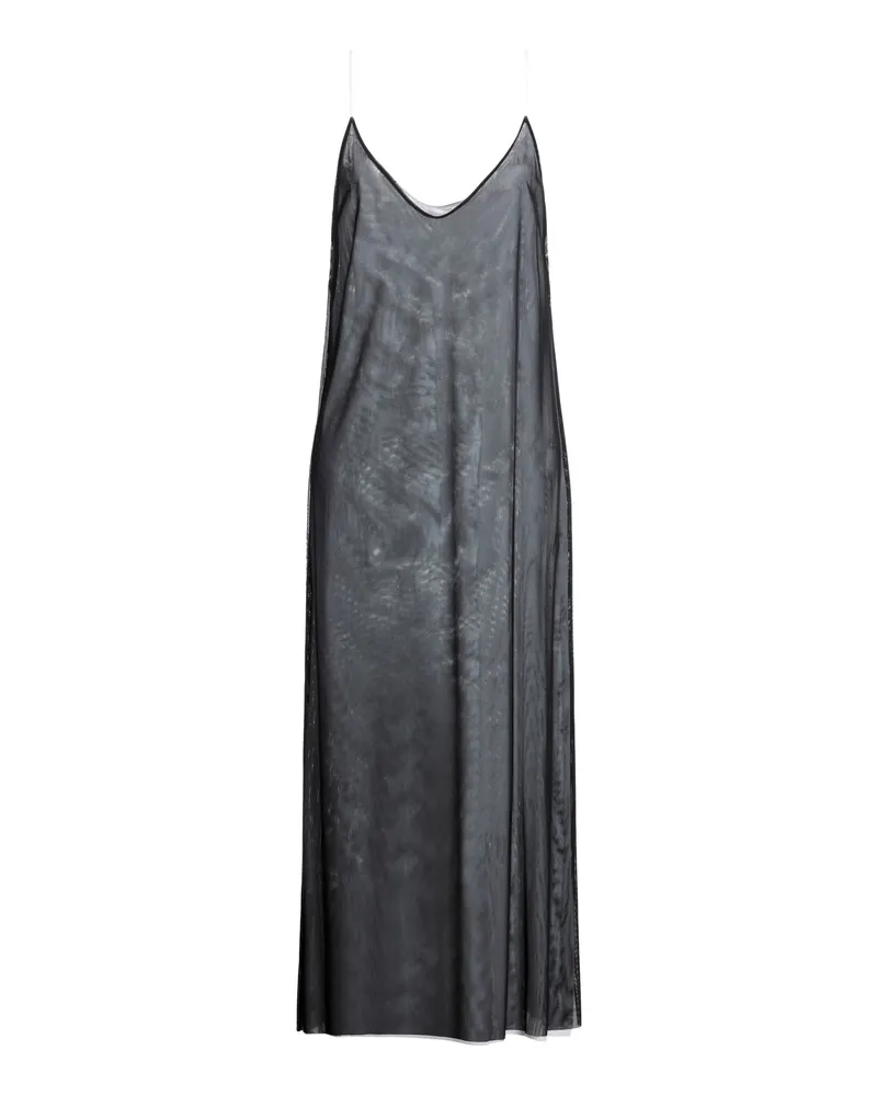 FISICO-Cristina Ferrari Maxi-Kleid Schwarz