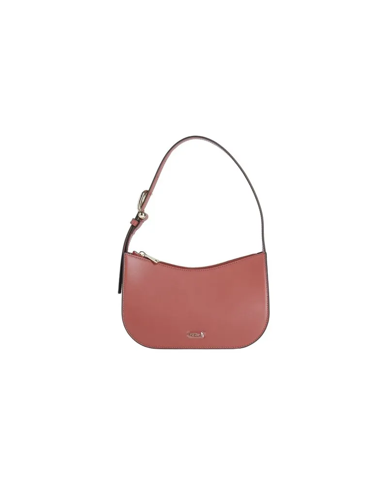 Furla SARA S SHOULDER BAG - TASCHEN - Schultertaschenauf YOOX.COM Ziegelrot