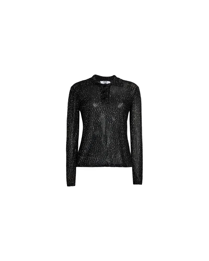 MSGM STRICKWAREN - Pulloverauf YOOX.COM Schwarz