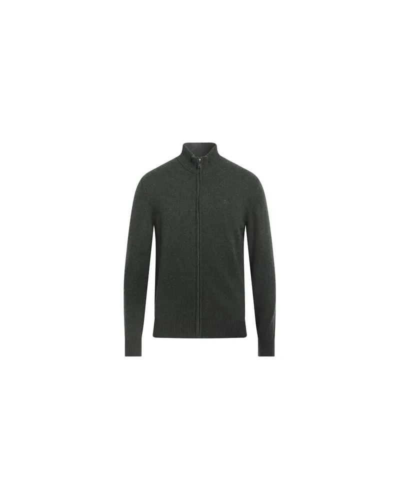 Hackett STRICKWAREN - Strickjackenauf YOOX.COM Dunkelgrün