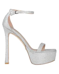 Stuart Weitzman Sandale Silber