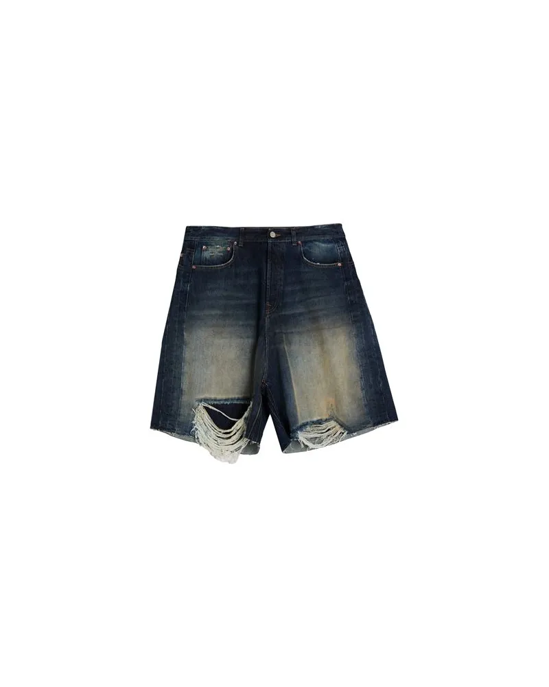 VETEMENTS HOSEN & RÖCKE - Jeansshortsauf YOOX.COM Blau