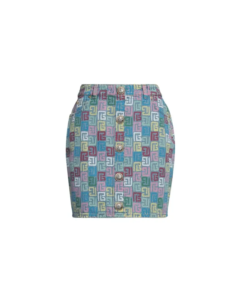 Balmain HOSEN & RÖCKE - Jeansröckeauf YOOX.COM Blau