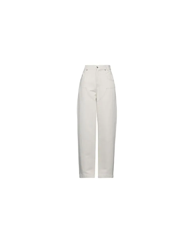 PAURA HOSEN & RÖCKE - Hosenauf YOOX.COM Cremeweiß