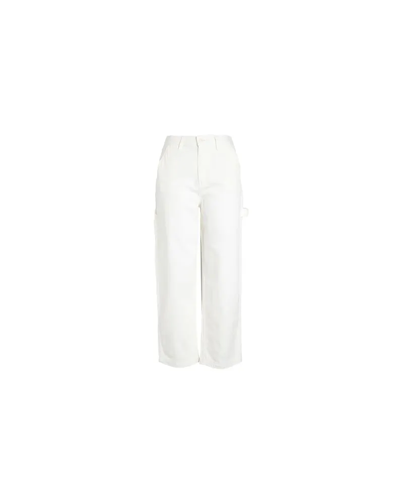 Vans WM GROUND WORK PANT  - HOSEN & RÖCKE - Hosenauf YOOX.COM Weiß