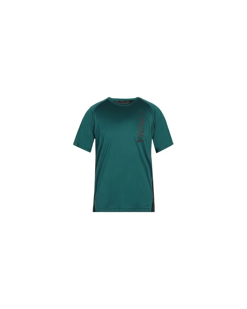 Puma TOPS - T-shirtsauf YOOX.COM Smaragdgrün