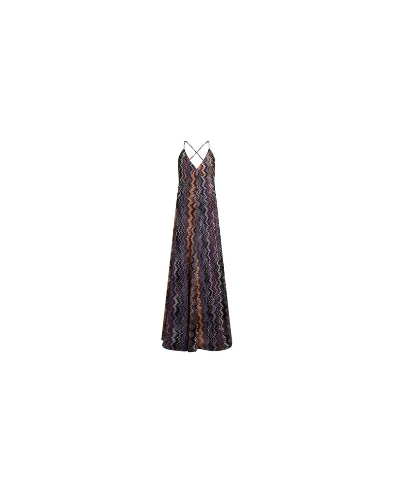 Missoni KLEIDER - Maxi-Kleiderauf YOOX.COM Dunkelbraun