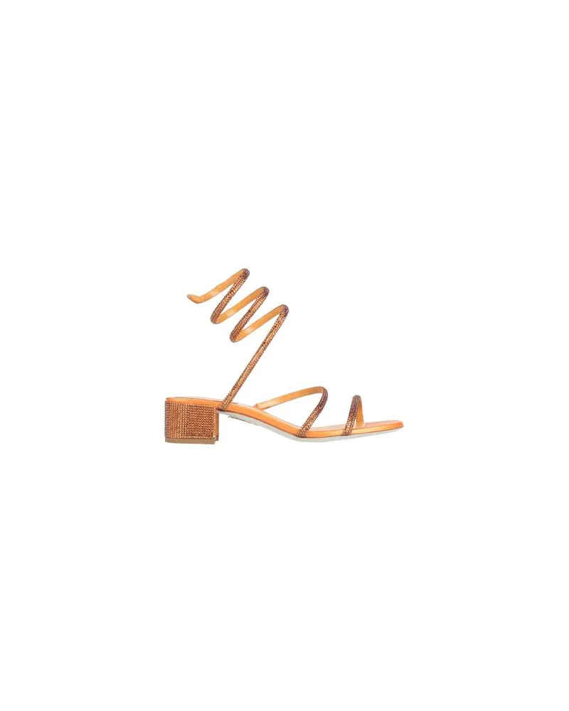 René Caovilla SCHUHE - Sandalenauf YOOX.COM Orange