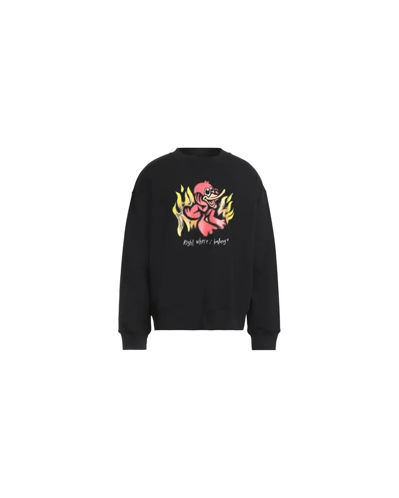 DOMREBEL TOPS - Sweatshirtsauf YOOX.COM Schwarz