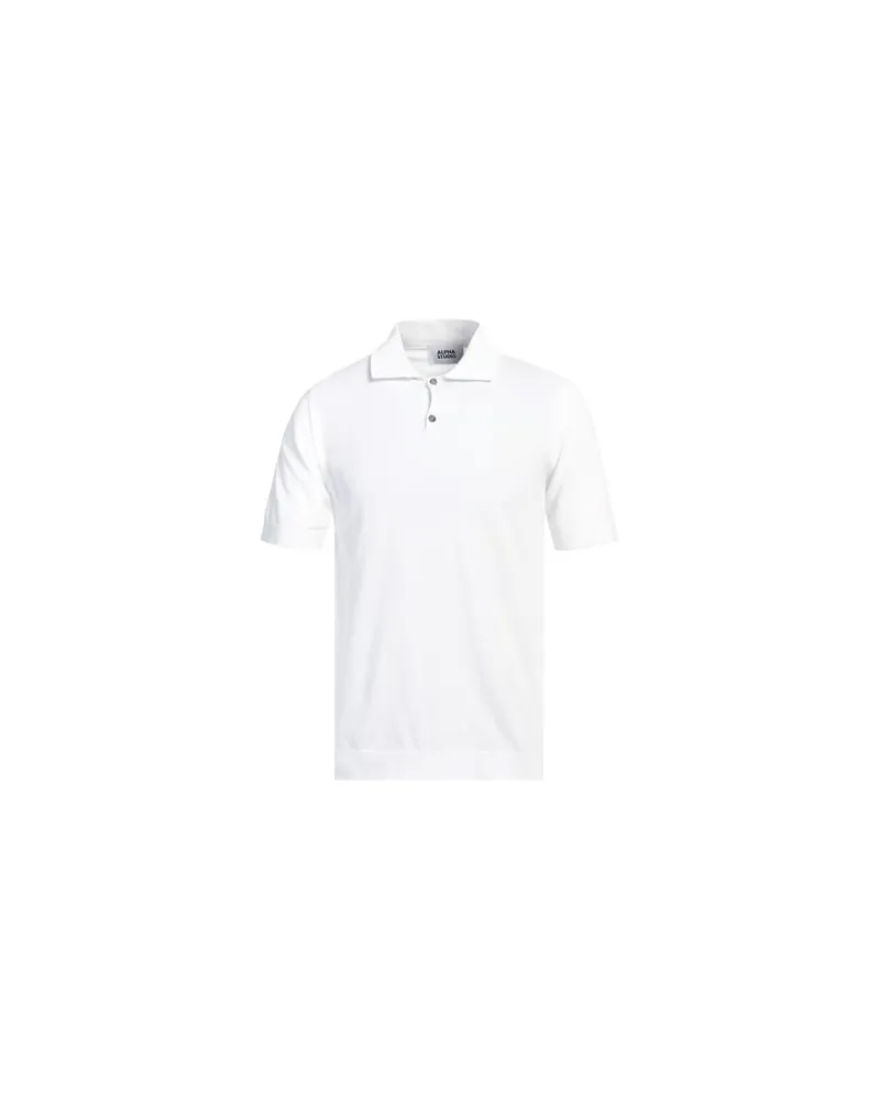 Alpha Studio STRICKWAREN - Pulloverauf YOOX.COM Weiß