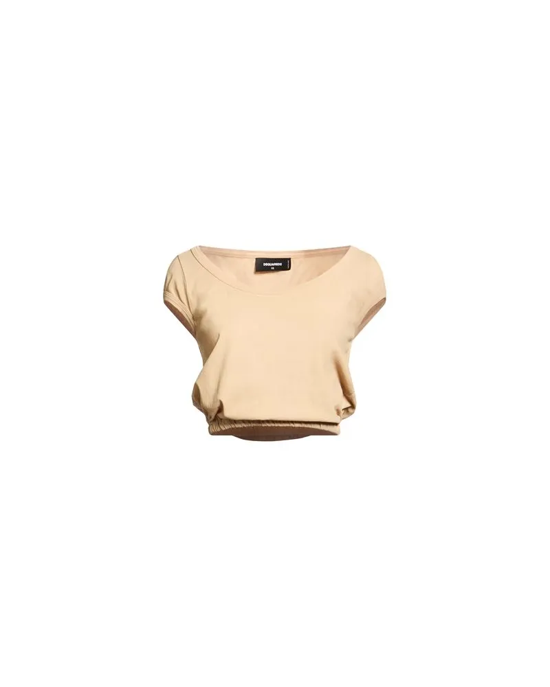 Dsquared2 TOPS - T-shirtsauf YOOX.COM Beige