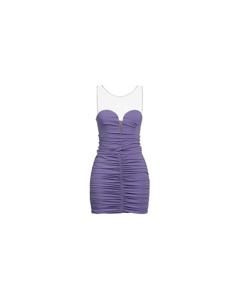 Elisabetta Franchi KLEIDER - Mini-Kleiderauf YOOX.COM Violett