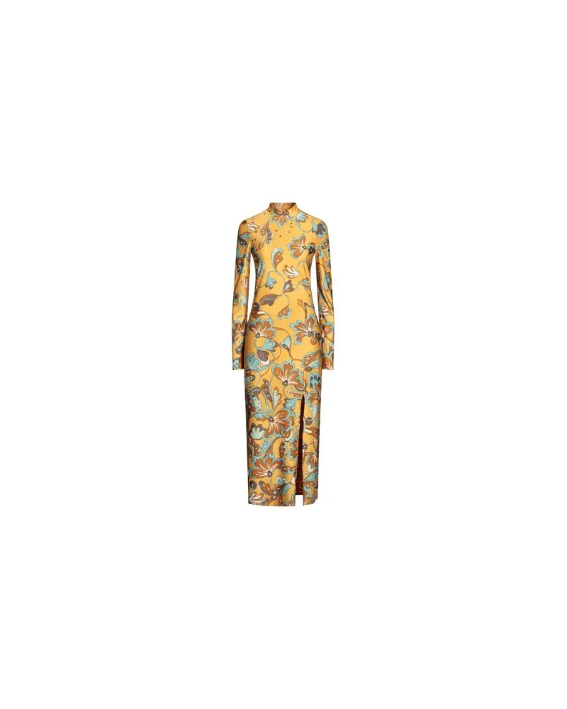 Maliparmi KLEIDER - Maxi-Kleiderauf YOOX.COM Gelb