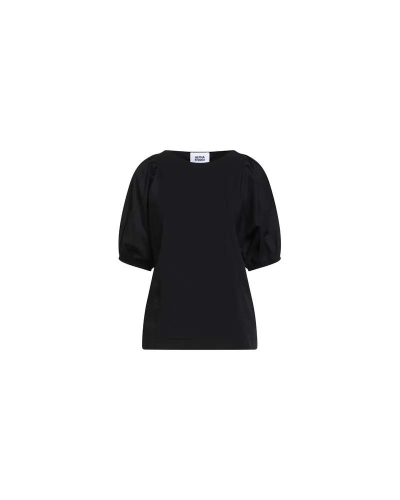 Alpha Studio TOPS - Topsauf YOOX.COM Schwarz