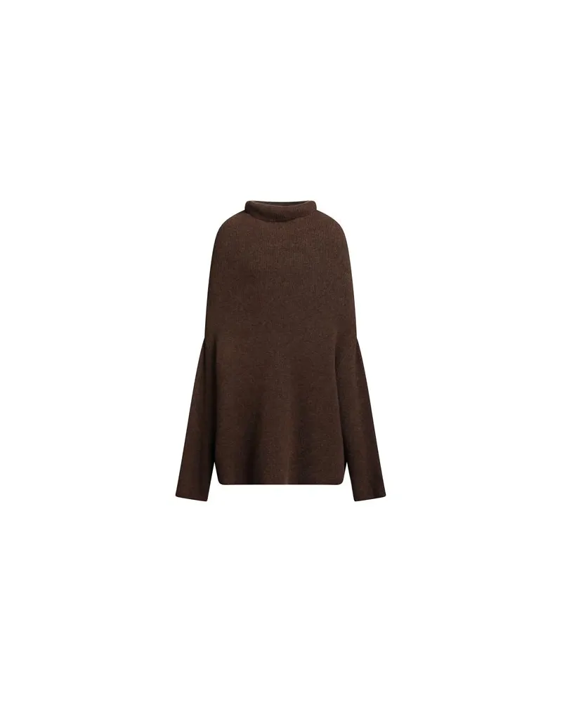 Rick Owens STRICKWAREN - Rollkragenpulloverauf YOOX.COM Dunkelbraun