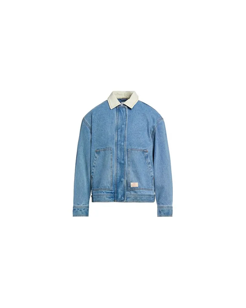 Obey JACKEN & MÄNTEL - Jeansjacken/Mäntelauf YOOX.COM Blau