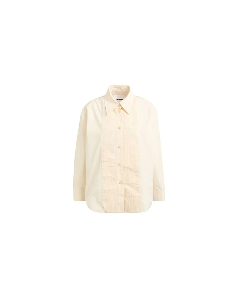 Jil Sander TOPS - Hemdenauf YOOX.COM Cremeweiß