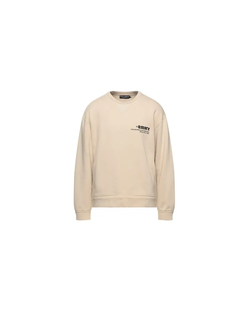 Dolce & Gabbana TOPS - Sweatshirtsauf YOOX.COM Beige