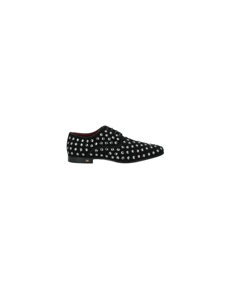 Dolce & Gabbana SCHUHE - Schnürschuheauf YOOX.COM Schwarz