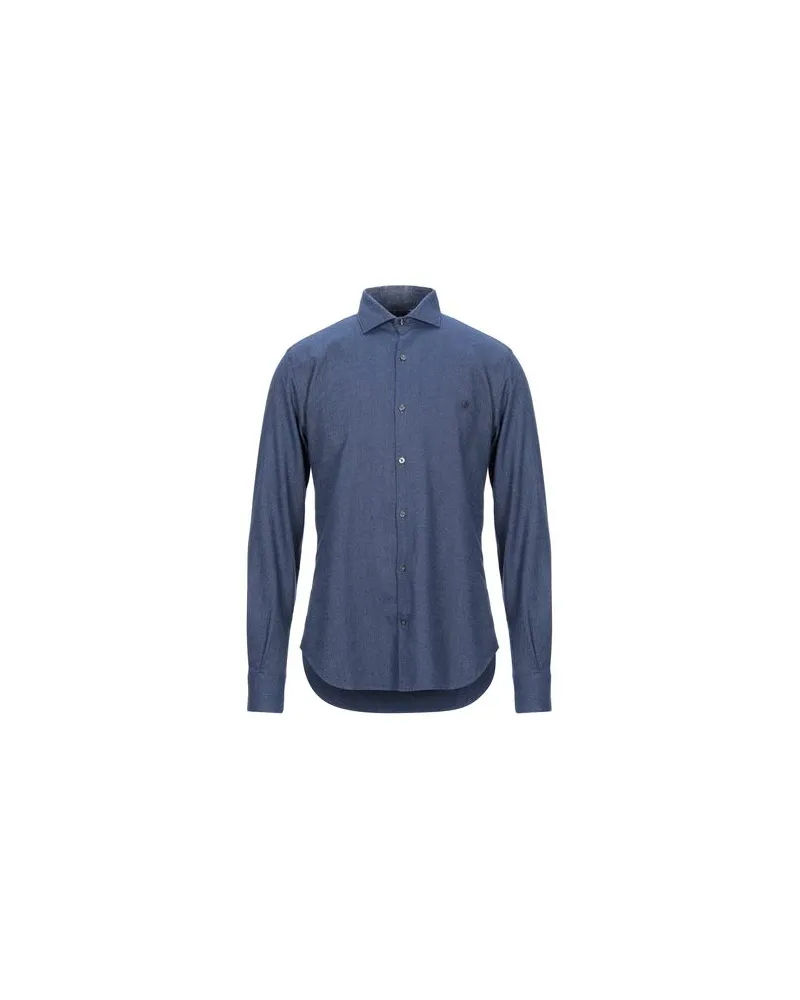 Brooksfield TOPS - Hemdenauf YOOX.COM Blau