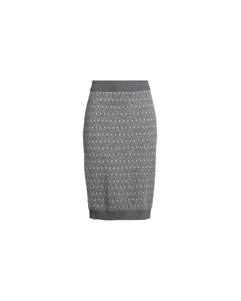 PANICALE Cashmere HOSEN & RÖCKE - Midi-Röckeauf YOOX.COM Grau