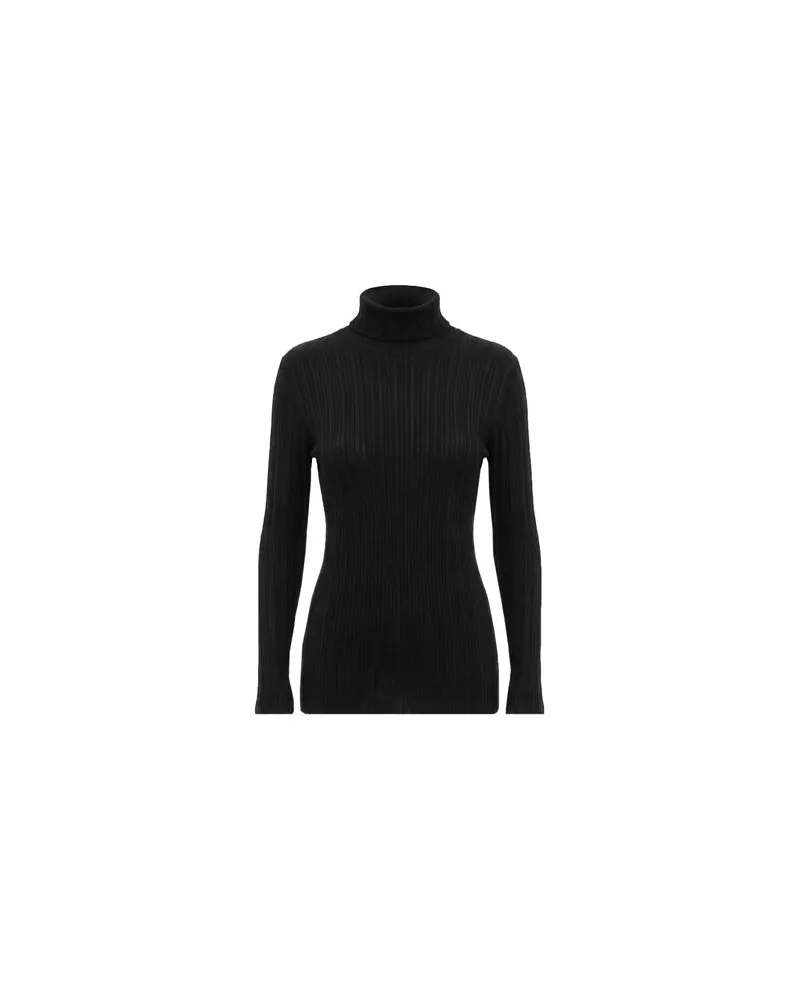 AGNONA STRICKWAREN - Rollkragenpulloverauf YOOX.COM Schwarz