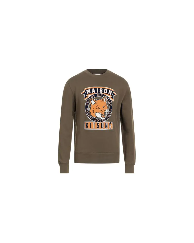 Kitsuné TOPS - Sweatshirtsauf YOOX.COM Militärgrün
