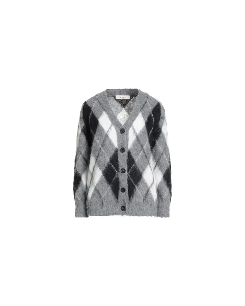 Jucca STRICKWAREN - Strickjackenauf YOOX.COM Grau