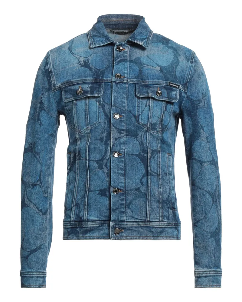 Dolce & Gabbana Jeansjacke/-mantel Blau