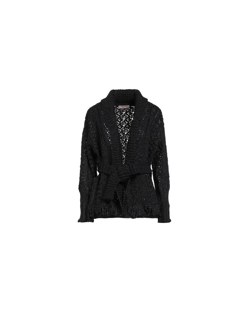 Twin-Set STRICKWAREN - Strickjackenauf YOOX.COM Schwarz