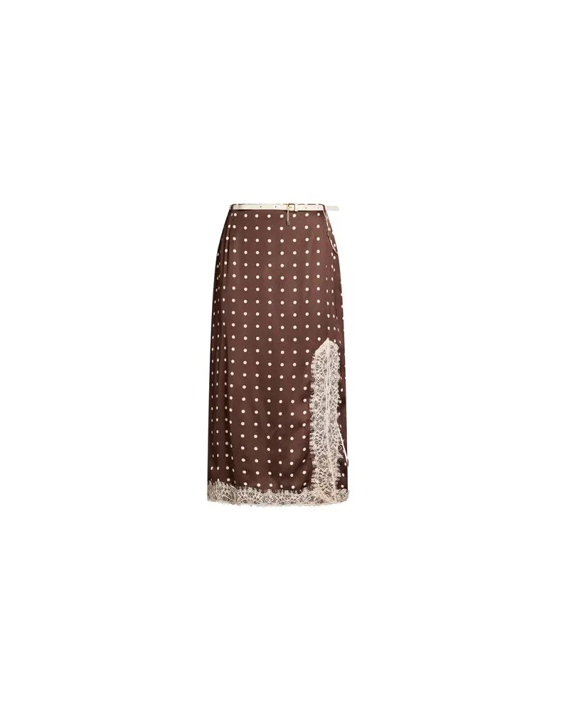 IMPERIAL HOSEN & RÖCKE - Midi-Röckeauf YOOX.COM Braun