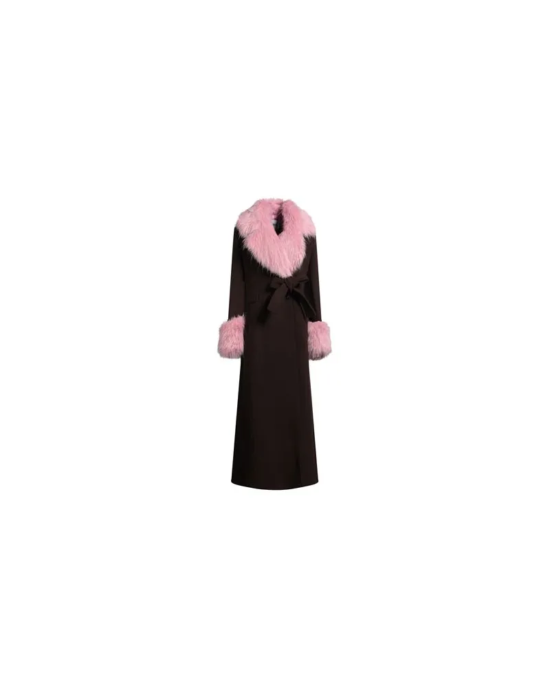MSGM JACKEN & MÄNTEL - Mäntelauf YOOX.COM Dunkelbraun