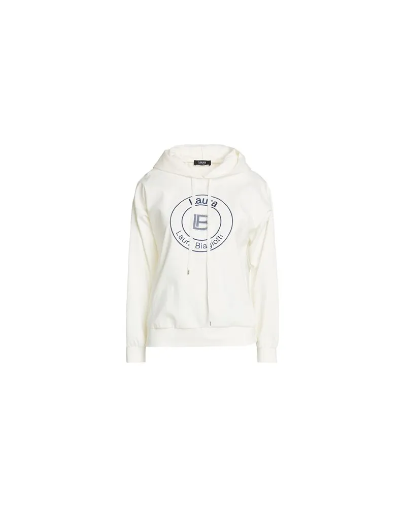 Laura Biagiotti TOPS - Sweatshirtsauf YOOX.COM Cremeweiß