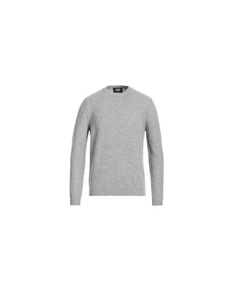 Alpha Studio STRICKWAREN - Pulloverauf YOOX.COM Grau