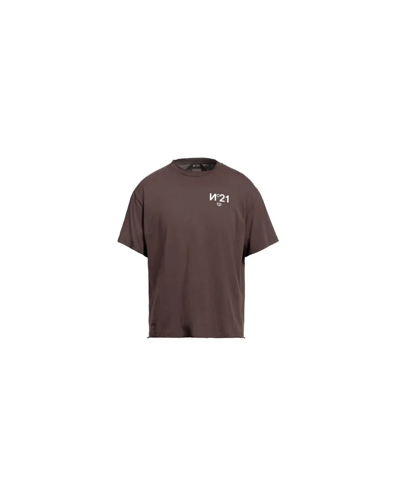 N° 21 TOPS - T-shirtsauf YOOX.COM Schokobraun