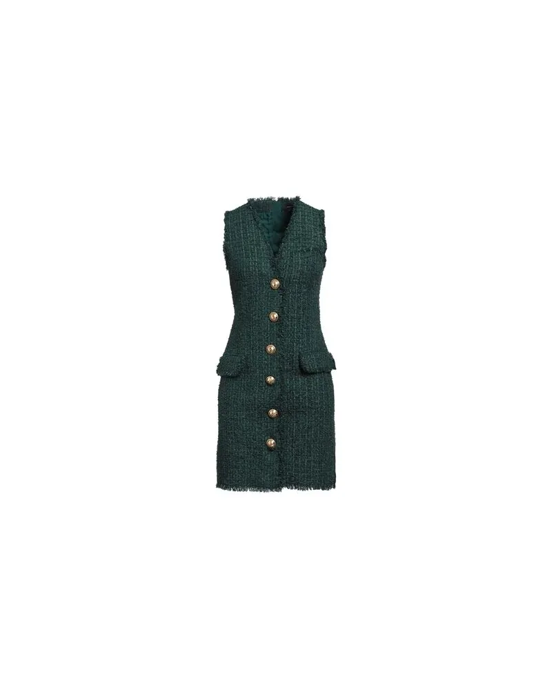 Balmain KLEIDER - Mini-Kleiderauf YOOX.COM Dunkelgrün