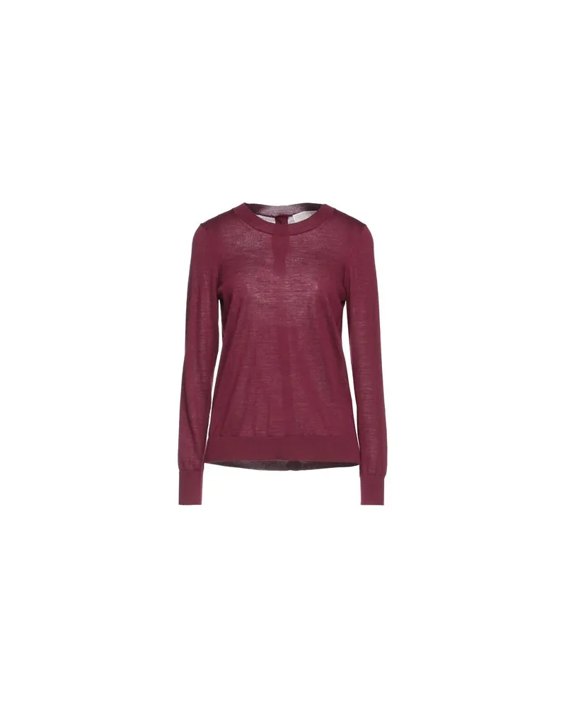 Michael Kors SOLID BUTTON BK SWTR  - STRICKWAREN - Pulloverauf YOOX.COM Bordeaux
