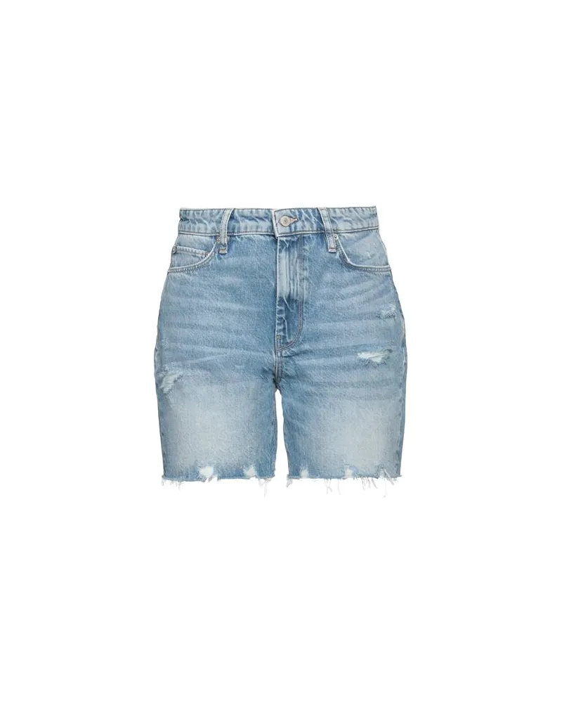 Guess HOSEN & RÖCKE - Jeansshortsauf YOOX.COM Blau