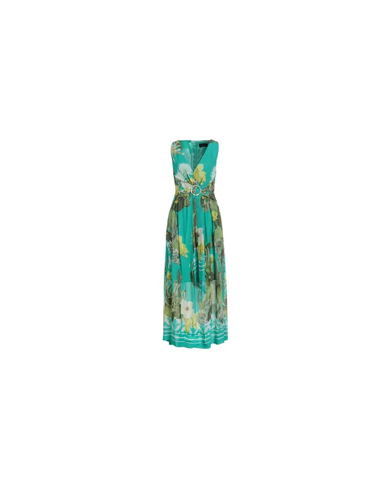 Clips KLEIDER - Maxi-Kleiderauf YOOX.COM Säuregrün