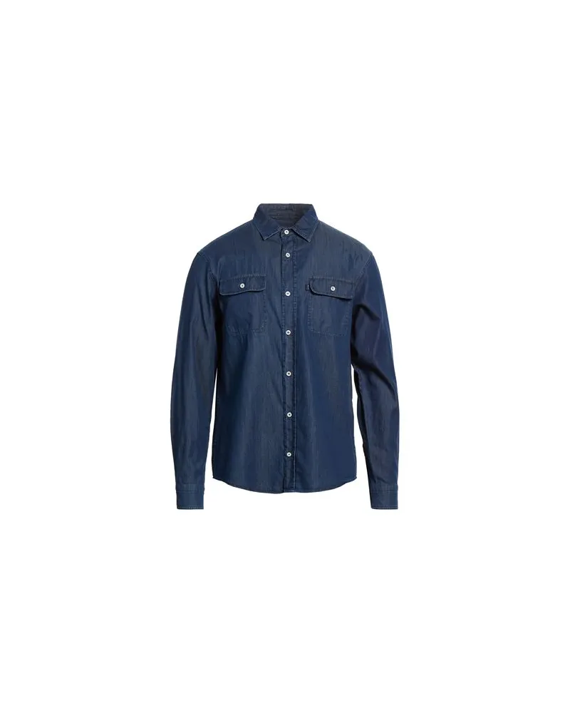 Paul & Shark TOPS - Jeanshemdenauf YOOX.COM Blau