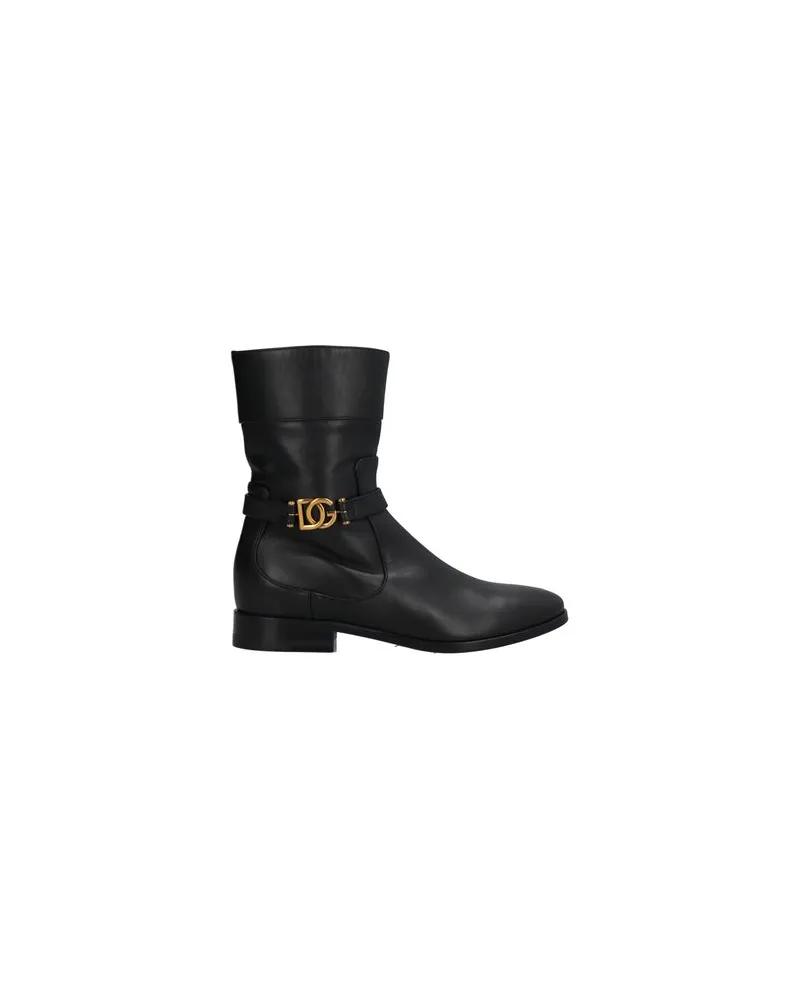 Dolce & Gabbana SCHUHE - Stiefelettenauf YOOX.COM Schwarz